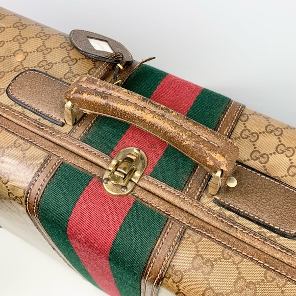 GUCCI 1960s Vintage Trunk Suitcase - Picture 6 of 16